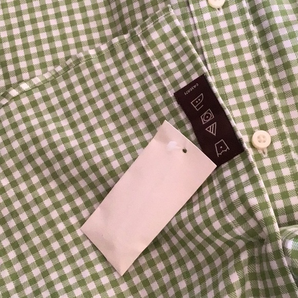 TAILORBYRD green check plaid button front shirt XXL - Picture 8 of 8